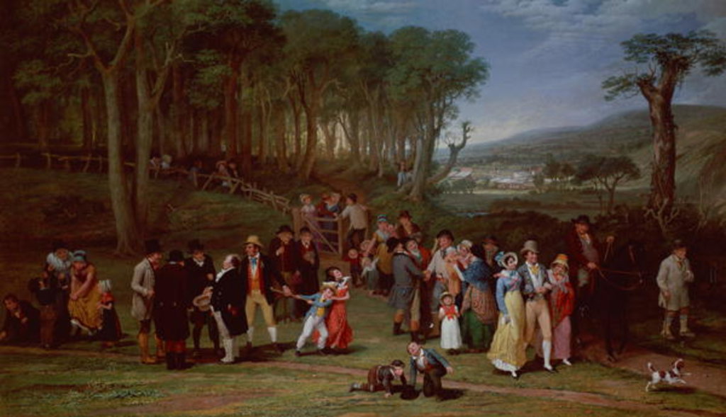 Detail of Going to the Fair by Edward Villiers Rippingille