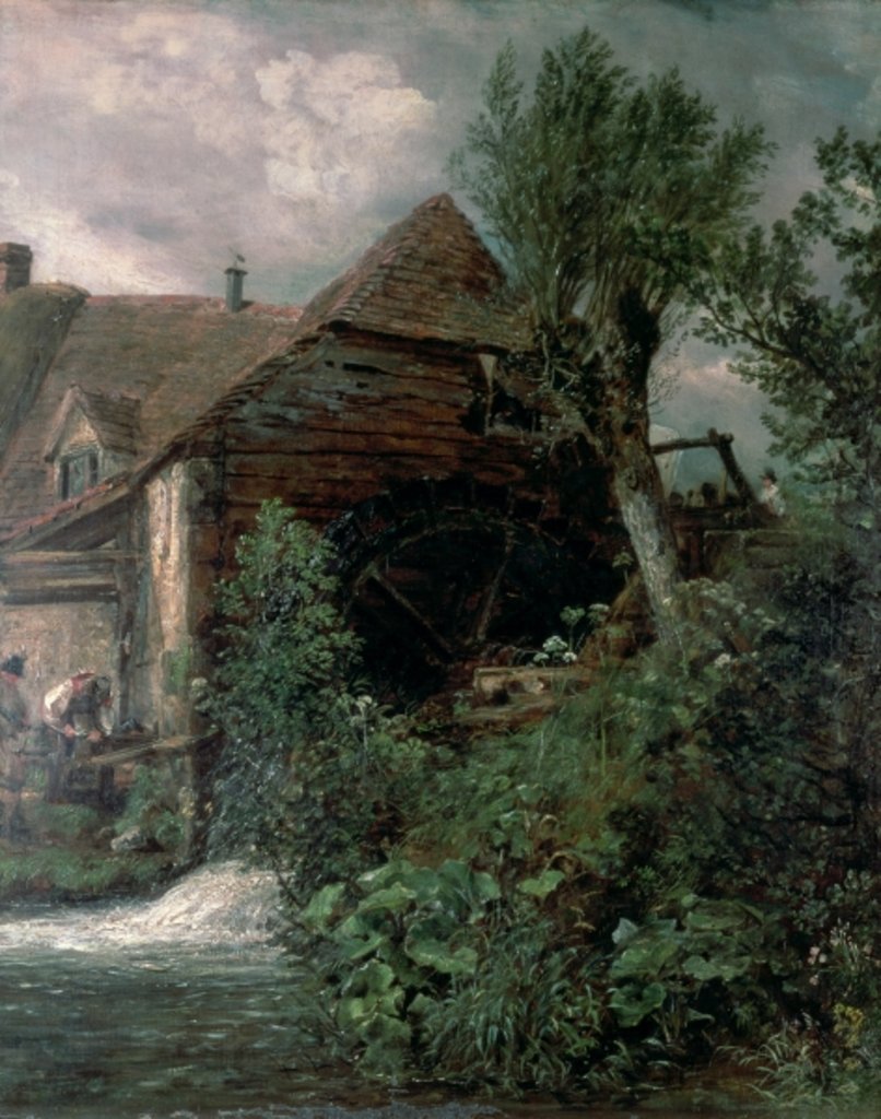 Detail of Watermill at Gillingham, Dorset by John Constable