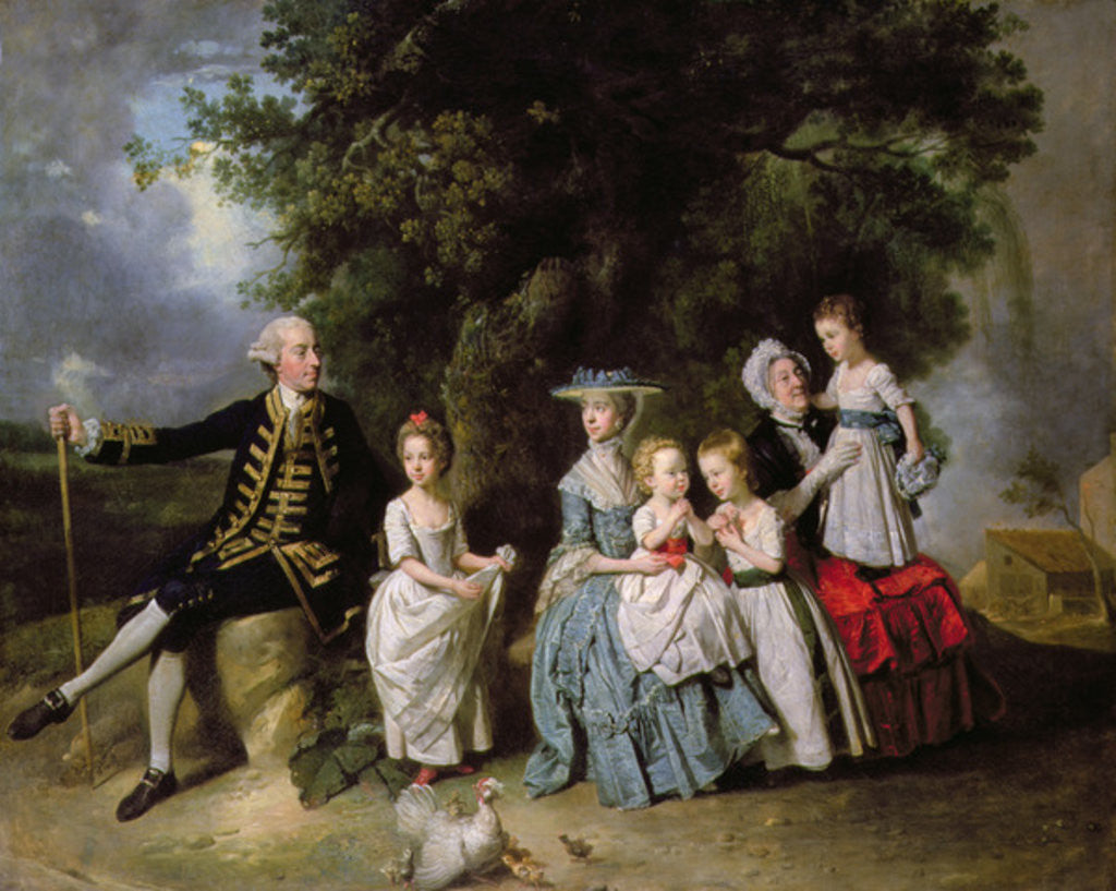 Group Portrait of the Colmore Family by Johann Zoffany