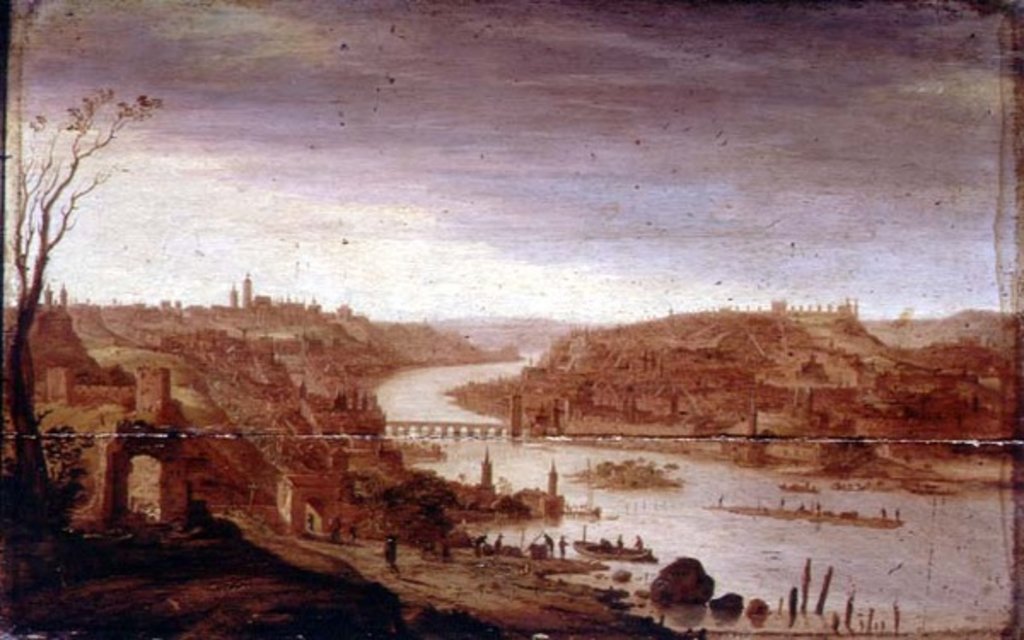 Detail of View of Prague by Dirck Verhaert