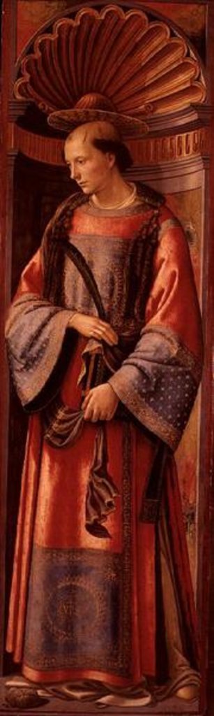 Detail of St. Stephen the Martyr by Domenico Ghirlandaio