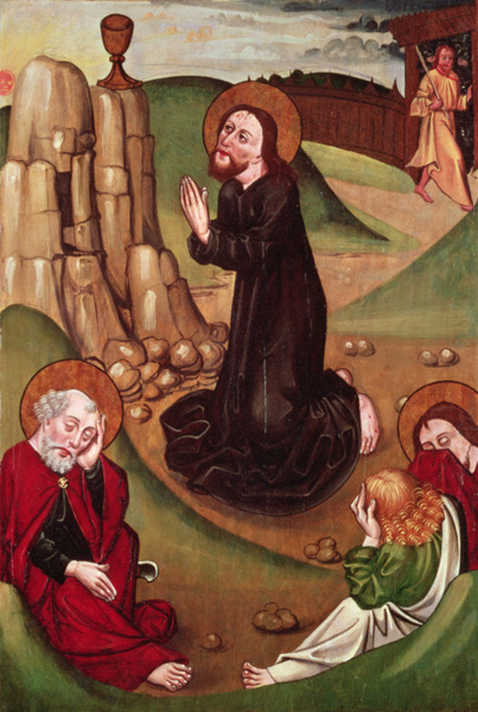 Detail of The Agony in the Garden by Master of Janosret
