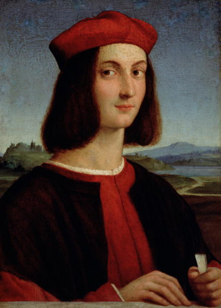 Detail of Portrait of the Young Pietro Bembo, 1504-6 by Raphael
