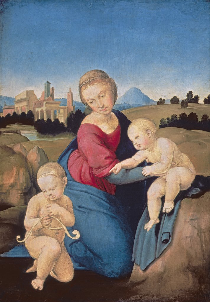 Detail of The Esterhazy Madonna, c.1507-08 by Raphael