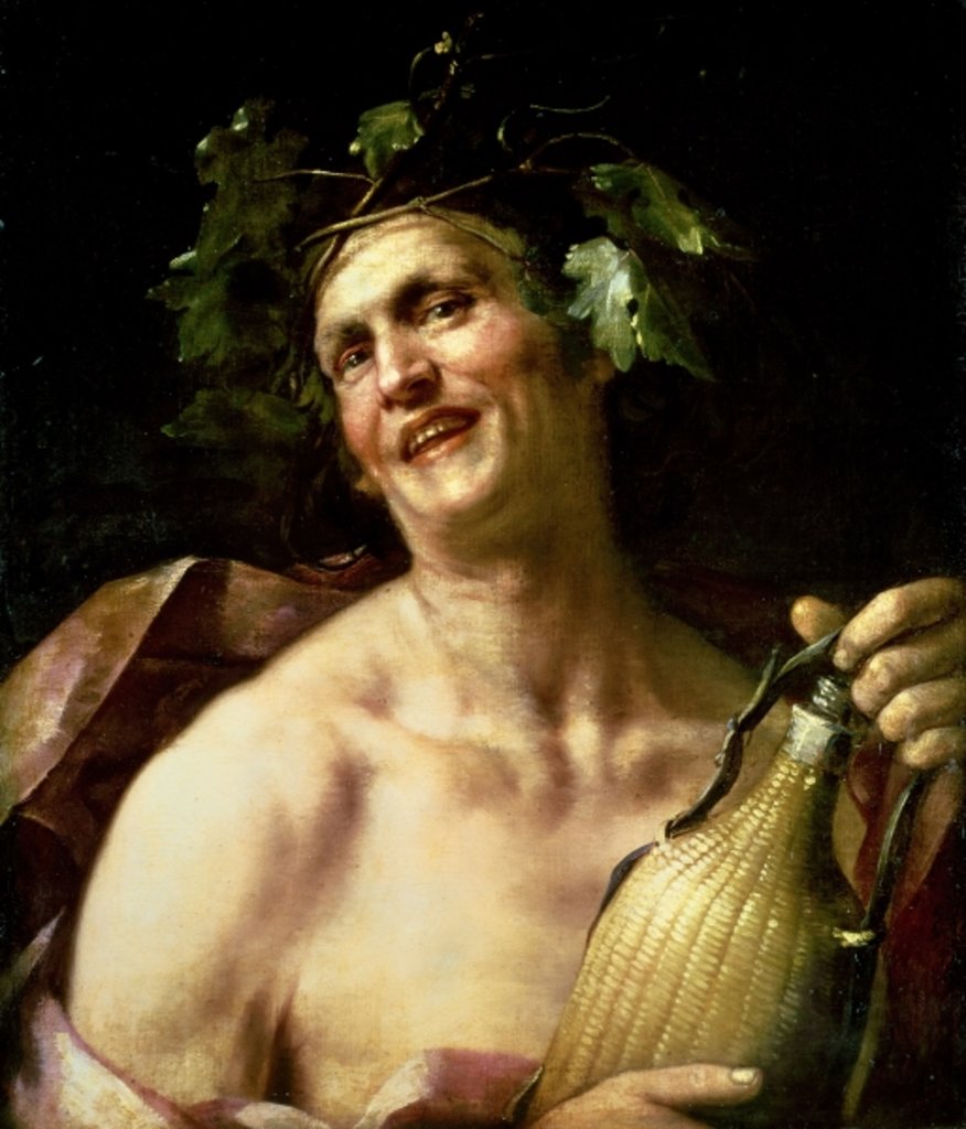 Detail of Self Portrait as Bacchus by Jan van Dalen