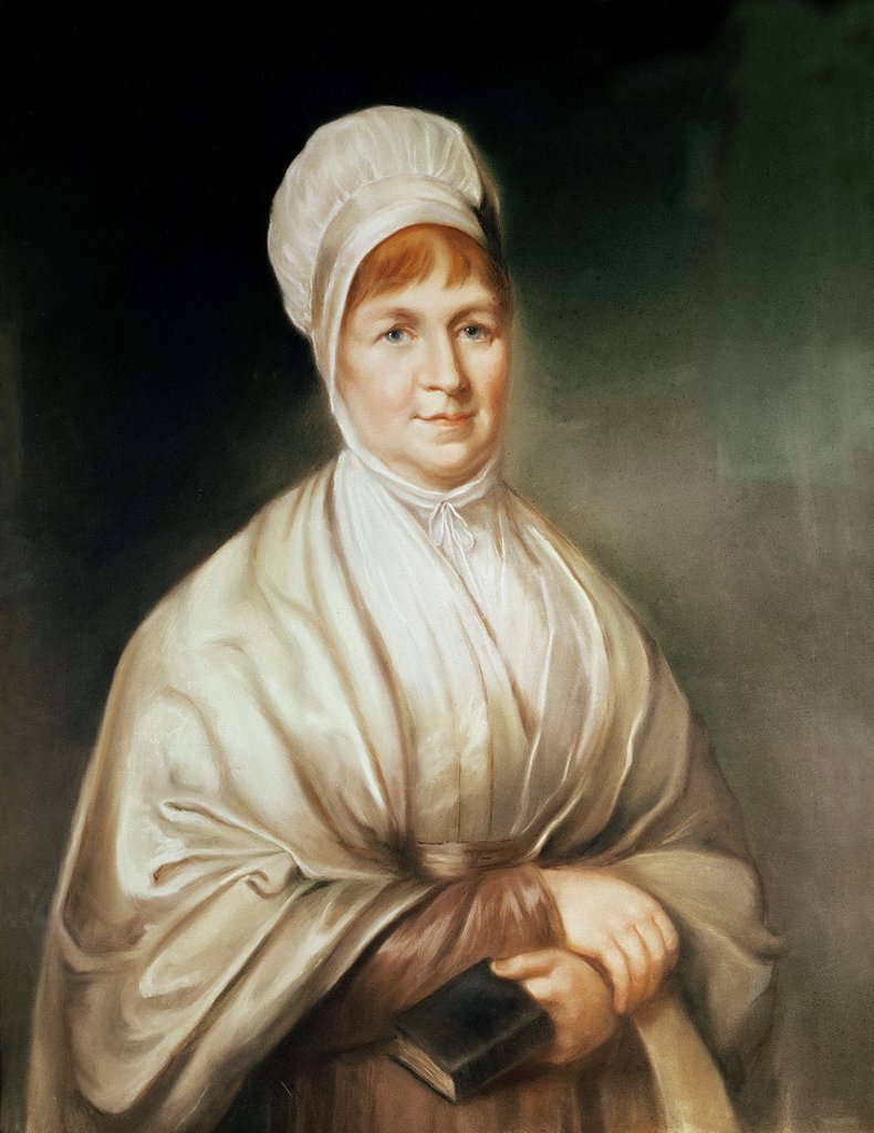 Detail of Portrait of Elizabeth Fry by English School