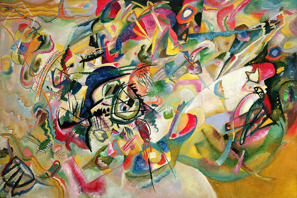 Detail of Composition No. 7, 1913 by Wassily Kandinsky