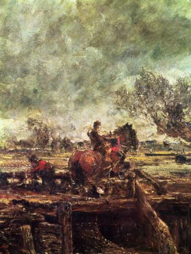 Study for The Leaping Horse by John Constable