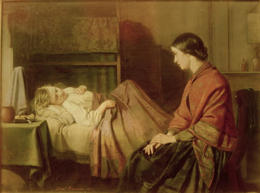 Detail of An Anxious Hour by Mrs. Alexander Farmer