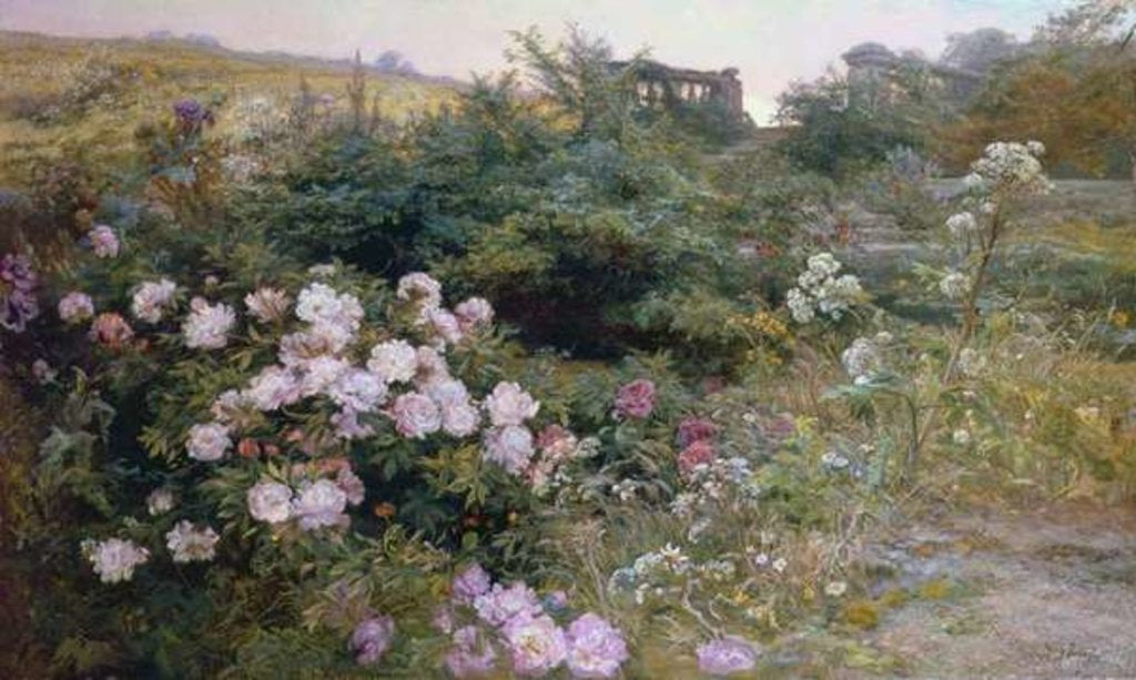 Detail of In Full Bloom by Henry Arthur Bonnefoy