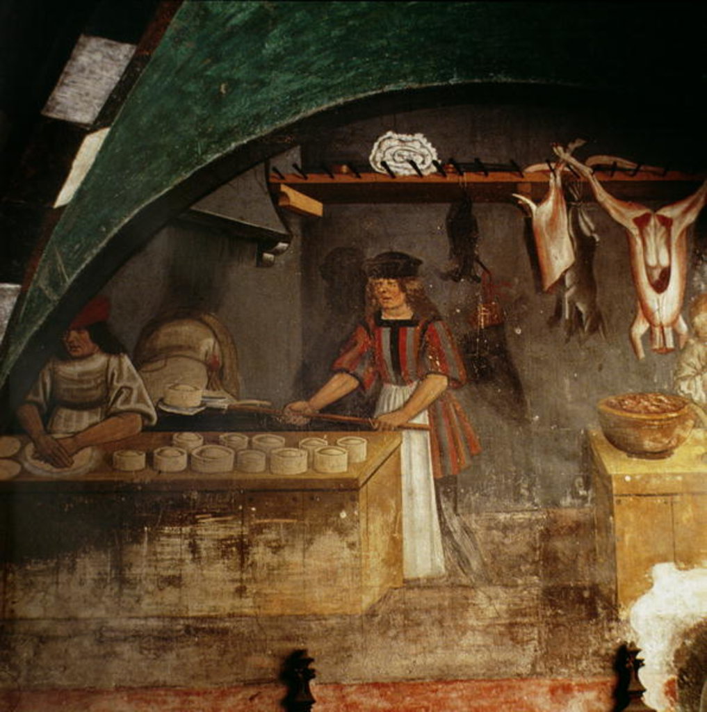 Detail of The Pie Maker by Italian School