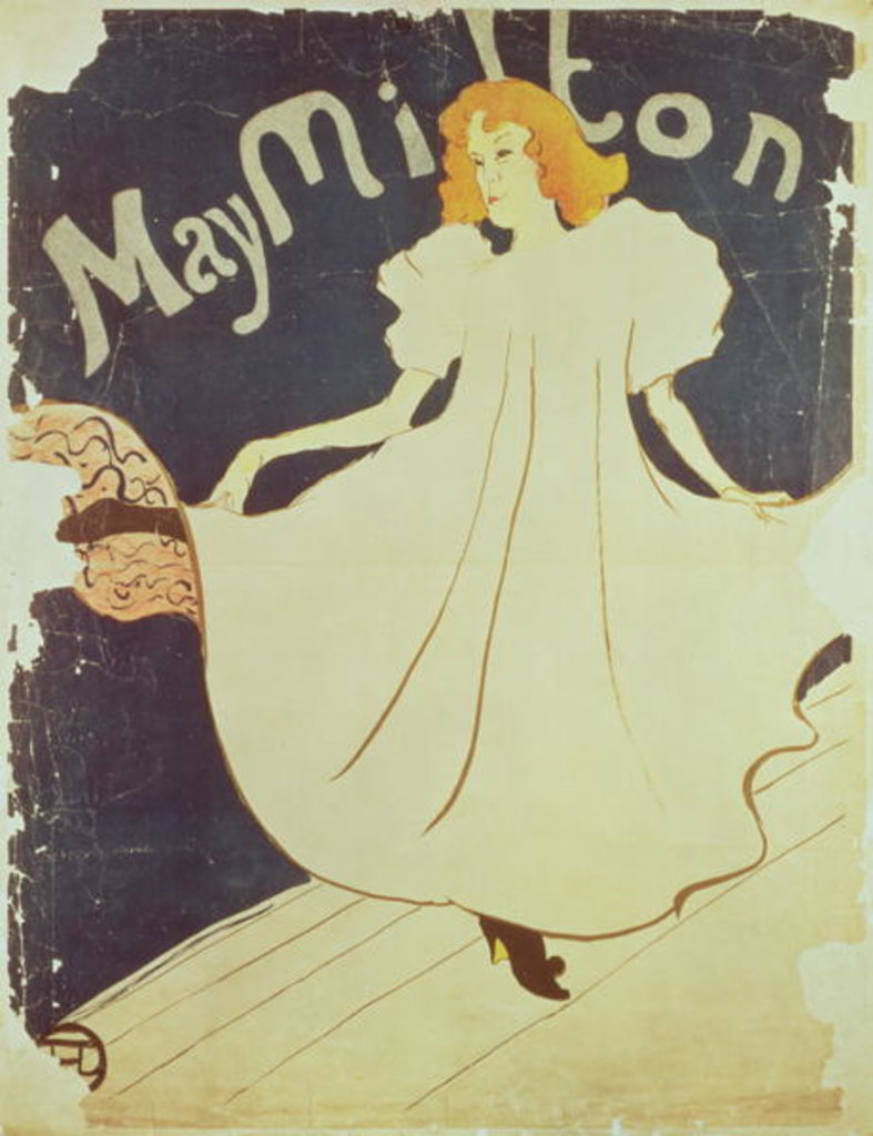 Detail of May Milton, France, 1895 by Henri de Toulouse-Lautrec