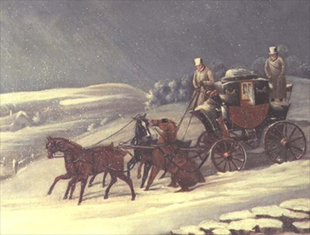 Detail of Coach and Four by English School
