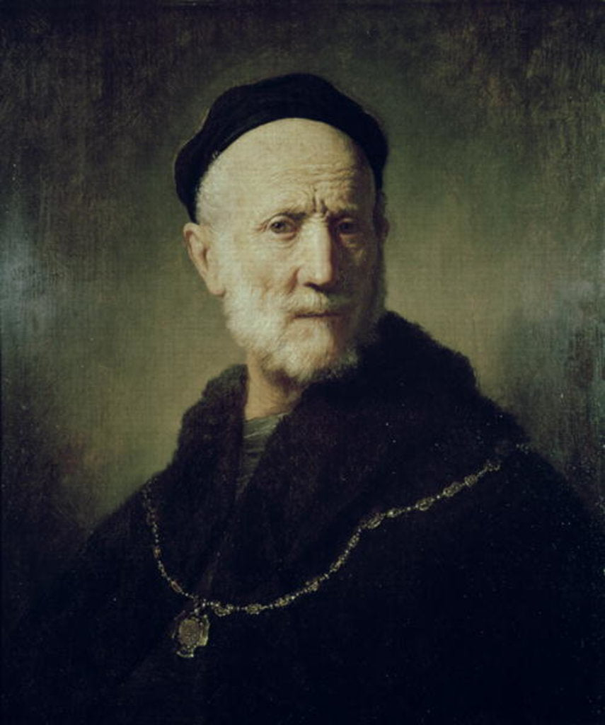 Detail of Bust of an Old Man, 1631 by Rembrandt Harmensz. van Rijn