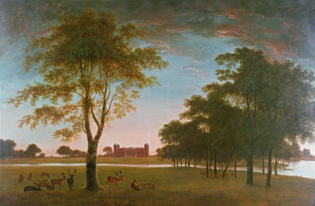 Detail of Osterley House and Park at Evening by William Hannan