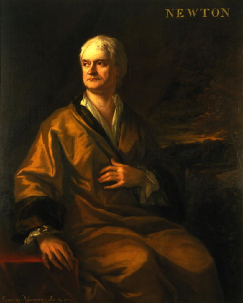 Detail of Sir Isaac Newton, 1710 by James Thornhill