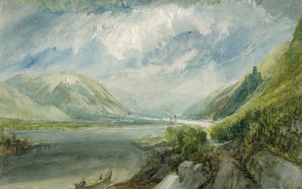 Detail of Junction of the Rhine and the Lahn, 1817 by Joseph Mallord William Turner