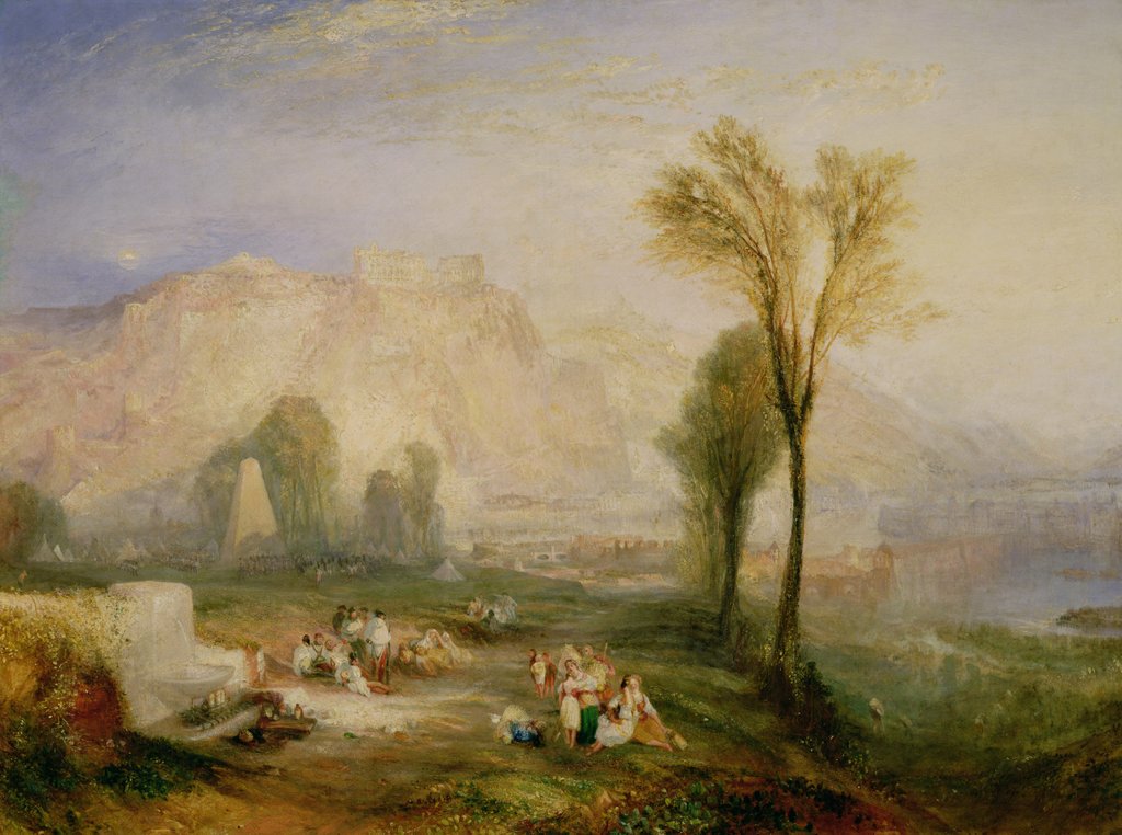 Detail of The Bright Stone of Honour and the Tomb of Marceau by Joseph Mallord William Turner