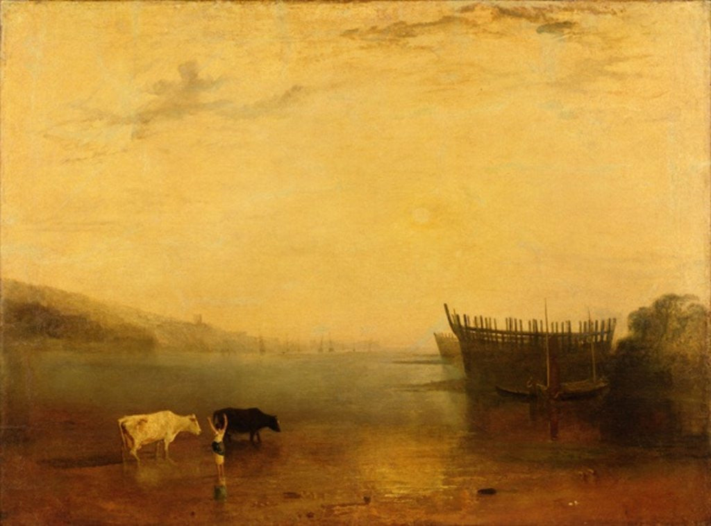Detail of Teignmouth Harbour by Joseph Mallord William Turner
