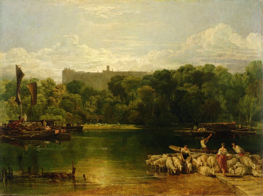 Detail of Windsor Castle from the Thames, c.1805 by Joseph Mallord William Turner