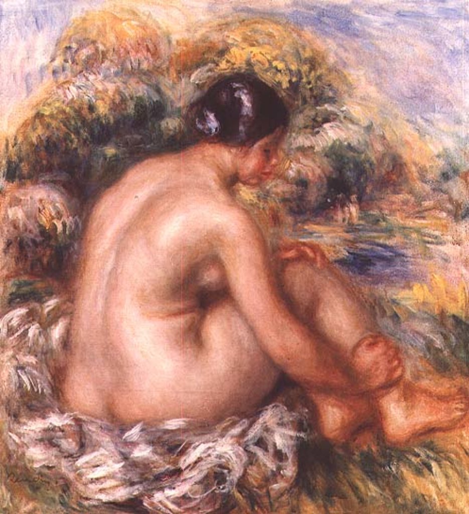 Detail of Bather, 1915 by Pierre Auguste Renoir