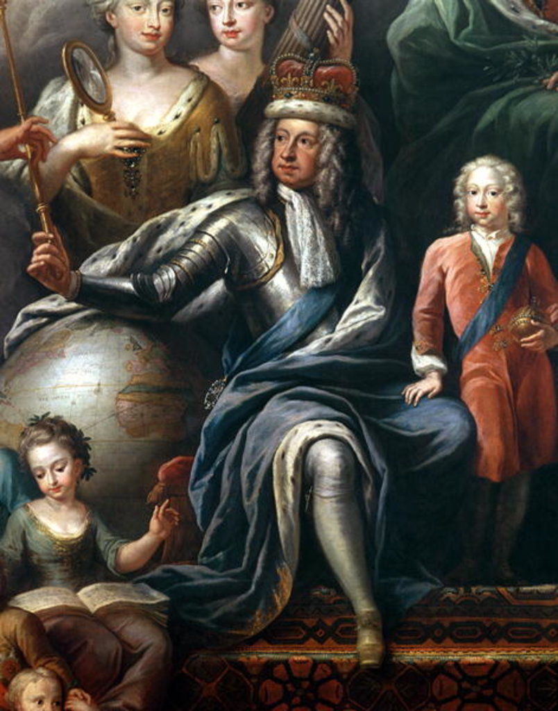 Detail of George I and his grandson, Prince Frederick by James Thornhill