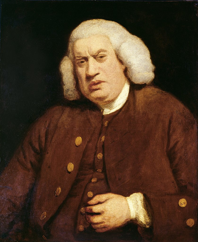 Detail of Portrait of Dr. Samuel Johnson by Joshua Reynolds