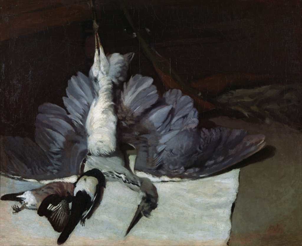 Detail of Still-Life: Heron with Spread Wings, 1867 by Alfred Sisley