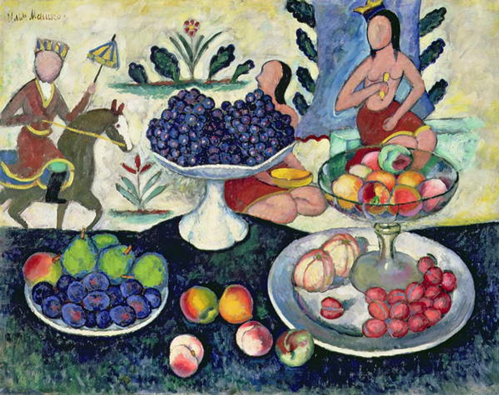 Detail of Still Life of Fruit, 1913 by Ilya Ivanovich Mashkov