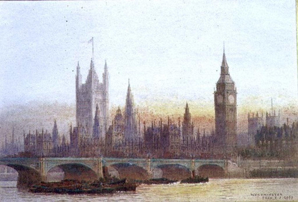 Detail of Westminster by Frederick E.J. Goff