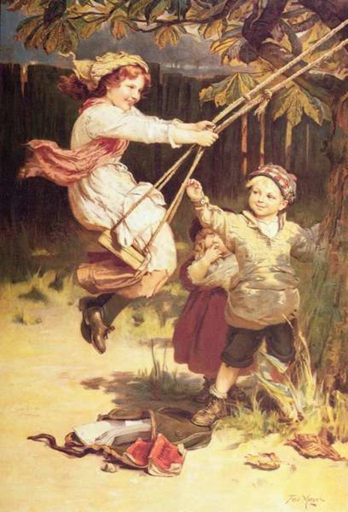 Detail of After School by Frederick Morgan
