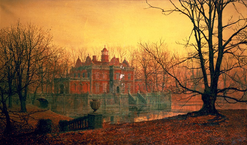Detail of The Haunted House by John Atkinson Grimshaw