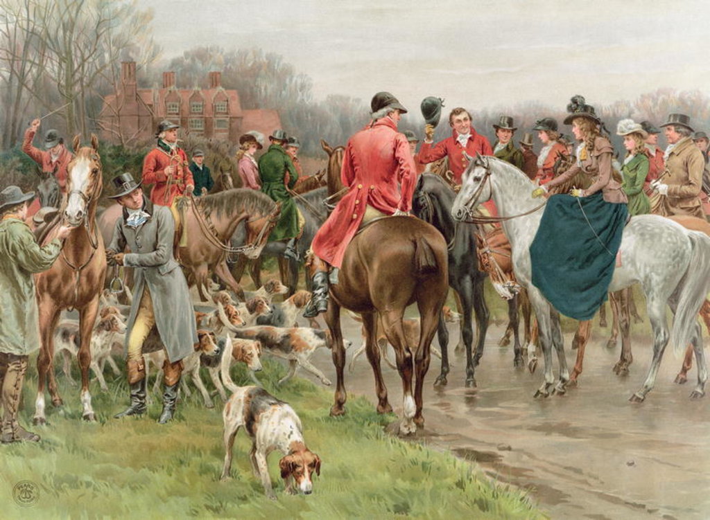 Detail of A Winter's Morning by Frank Dadd