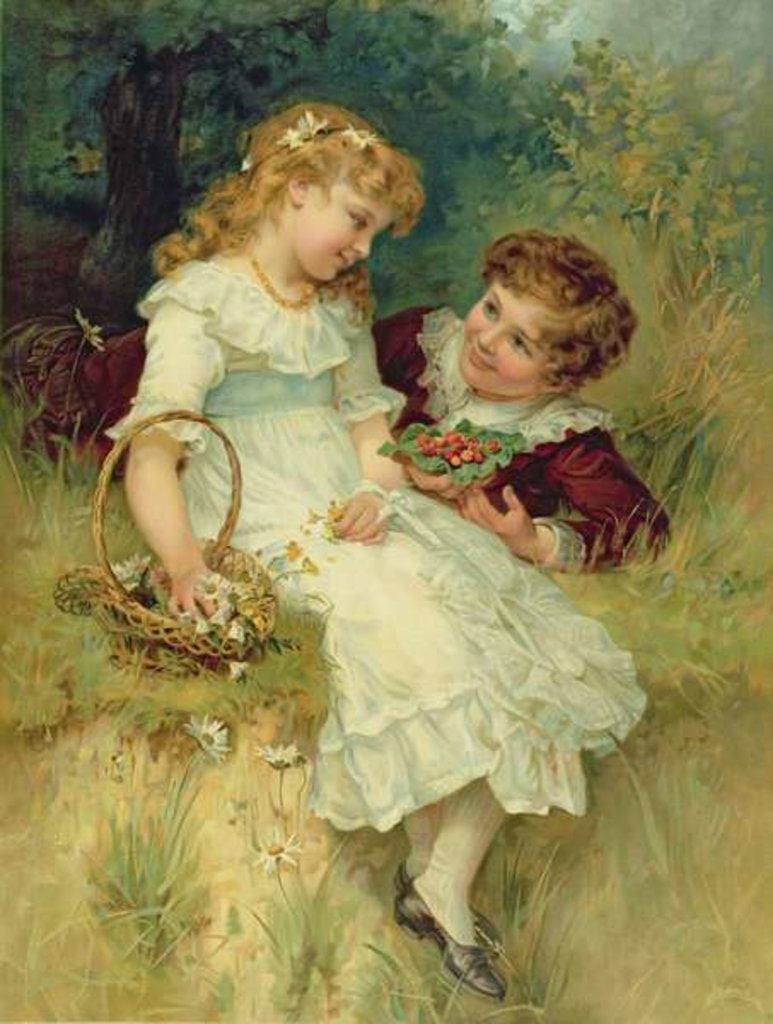 Detail of Sweethearts by Frederick Morgan