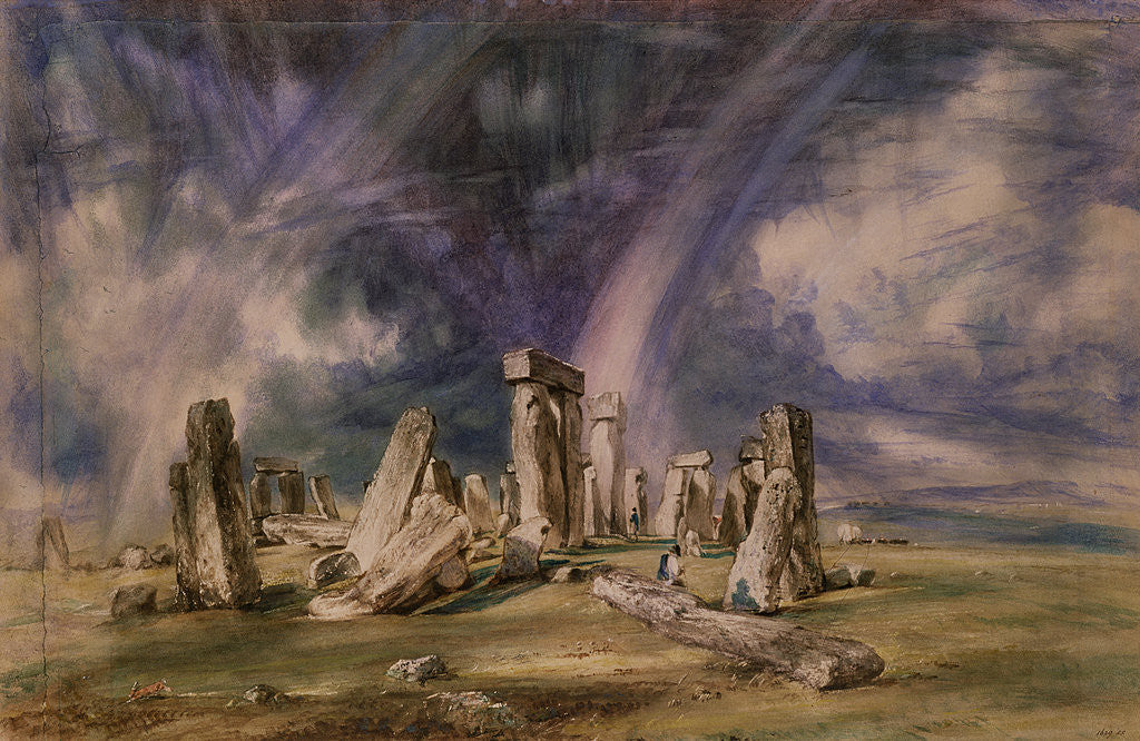 Detail of Stonehenge by John Constable