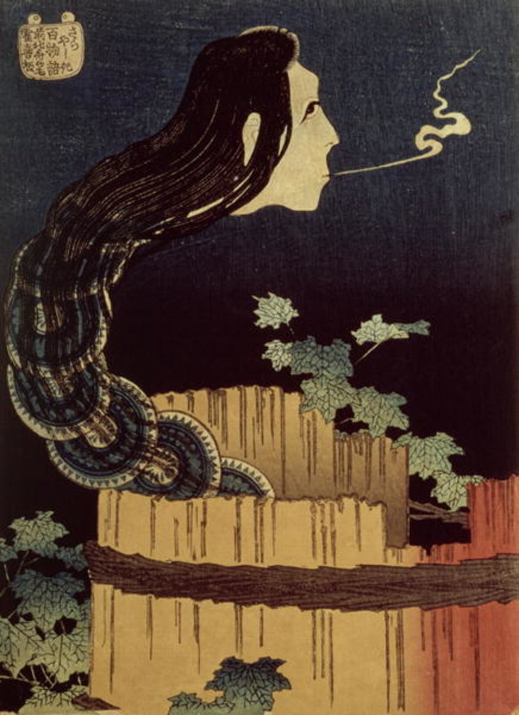 Detail of Japanese Ghost by Katsushika Hokusai