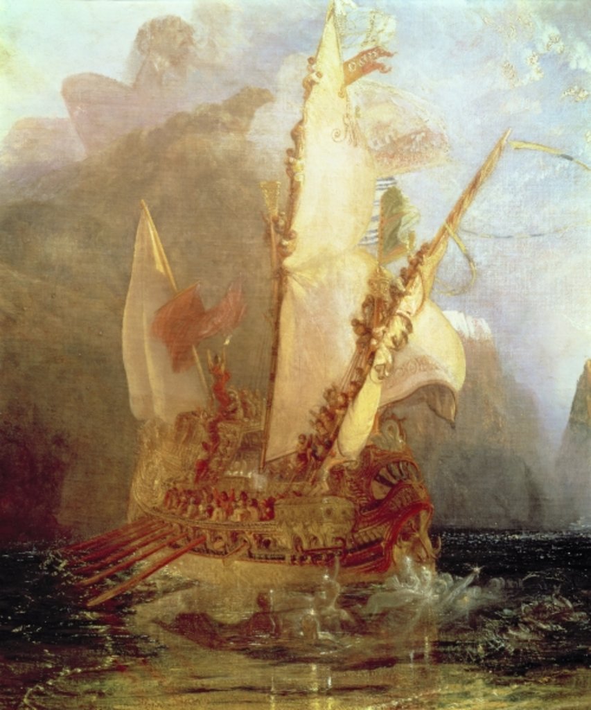 Detail of Ulysses Deriding Polyphemus by Joseph Mallord William Turner