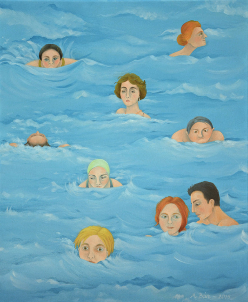 Detail of In the Pool, 2016 by Magdolna Ban