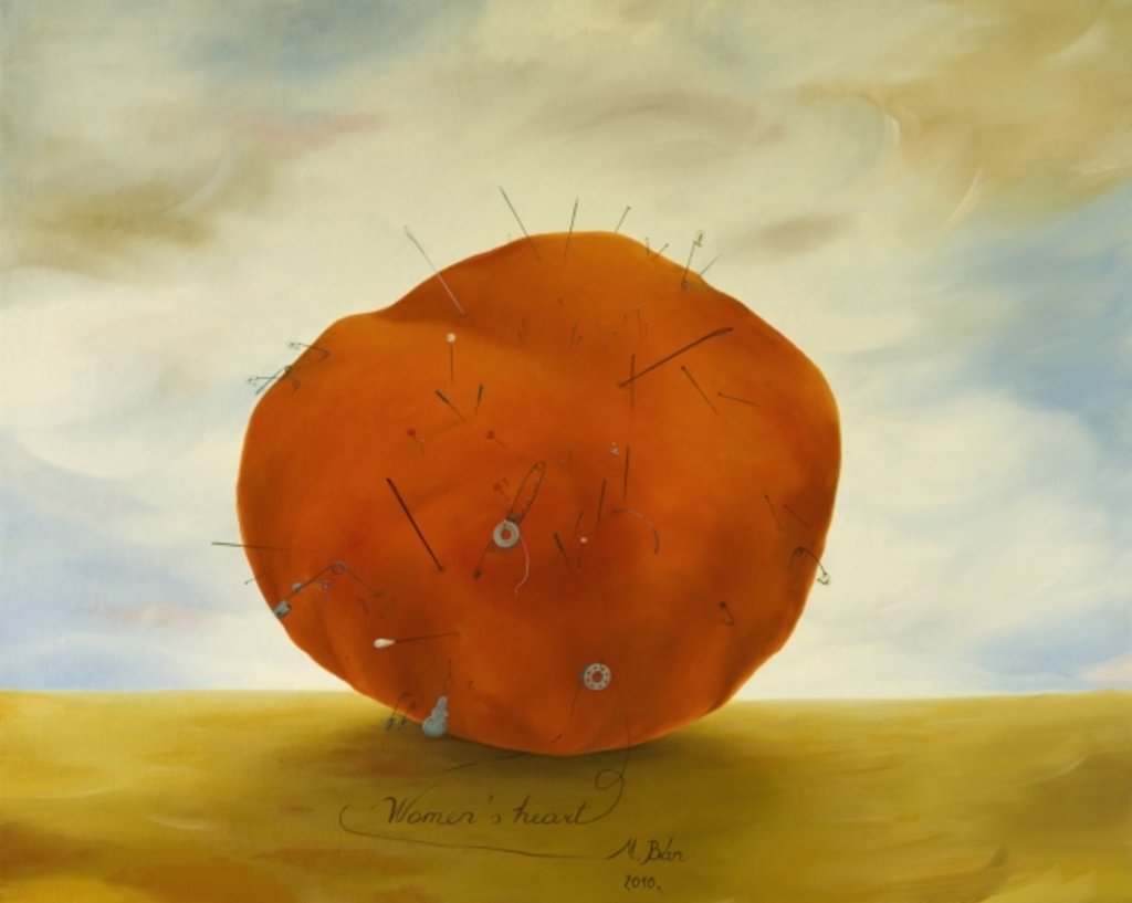 Detail of Women's Heart by Magdolna Ban