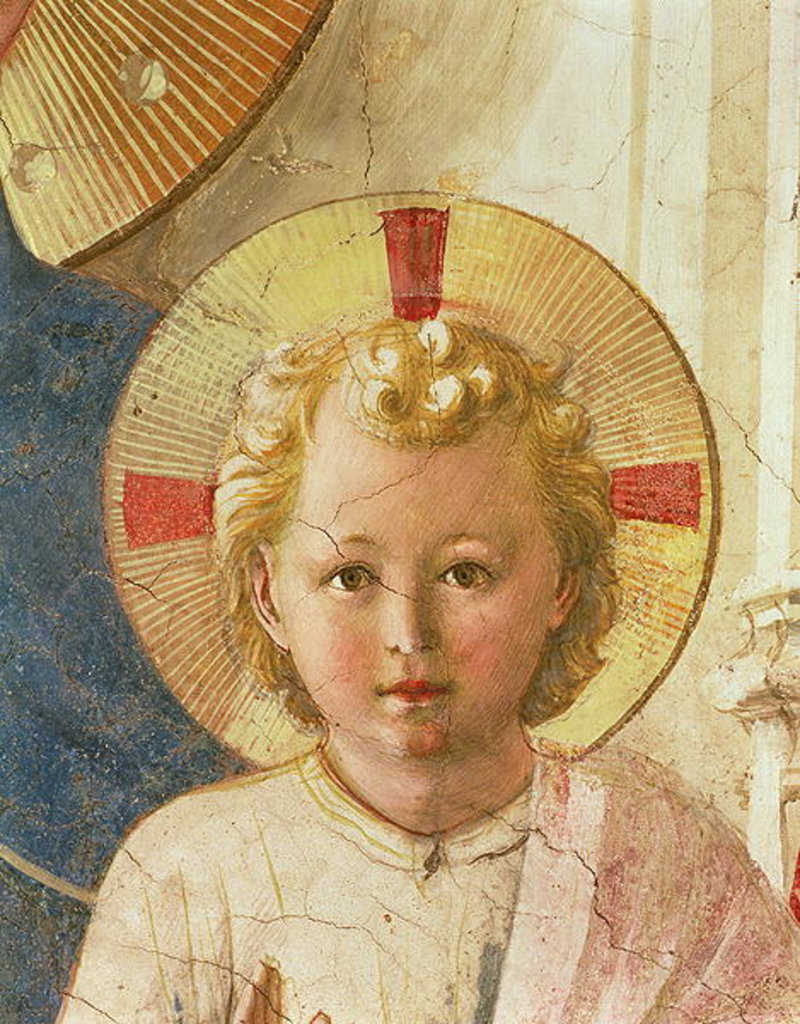 Detail of Detail of the Christ Child from the Madonna delle Ombre, 1450 by Fra Angelico