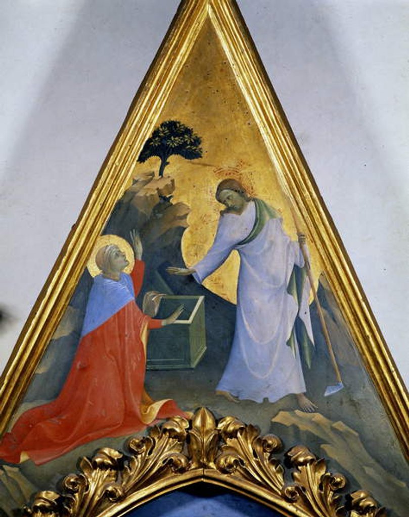 Detail of The deposition of the Cross or Pala di Santa Trinita by Fra Angelico