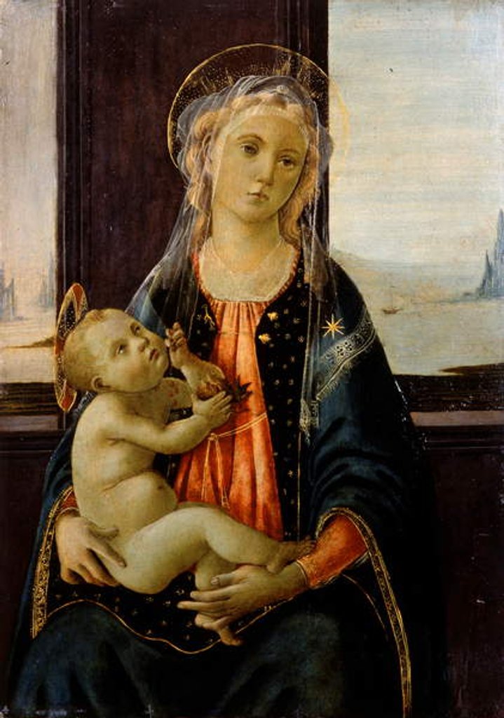 Detail of Madonna of the Sea 1476 by Sandro Botticelli