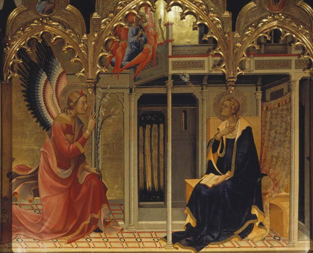 Detail of The Annunciation by Lorenzo Monaco