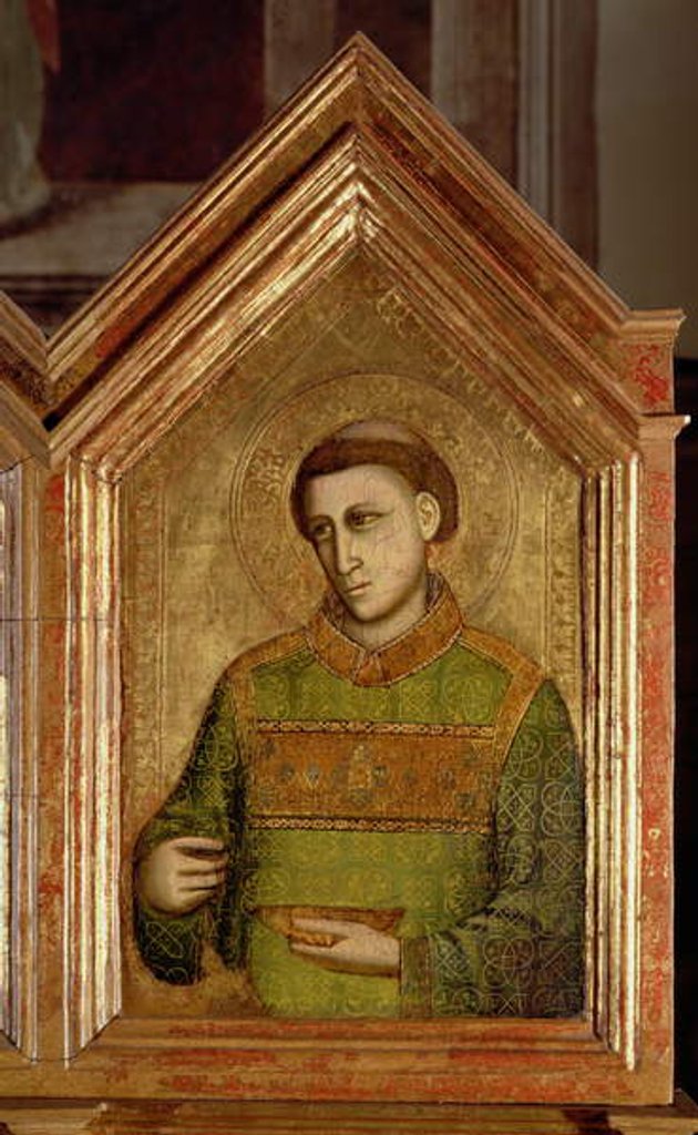 Detail of Monk from the St. Reparata Polyptych by Giotto di Bondone