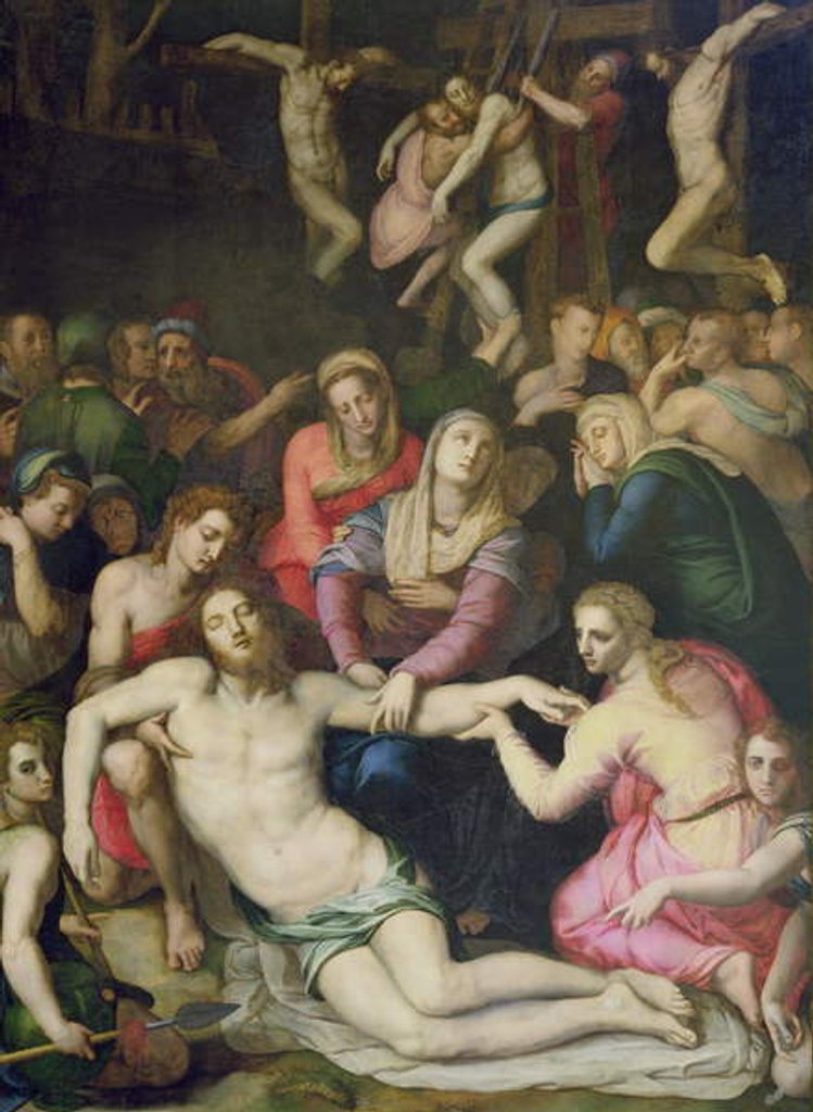 Detail of Deposition from the Cross by Agnolo di Cosimo Bronzino