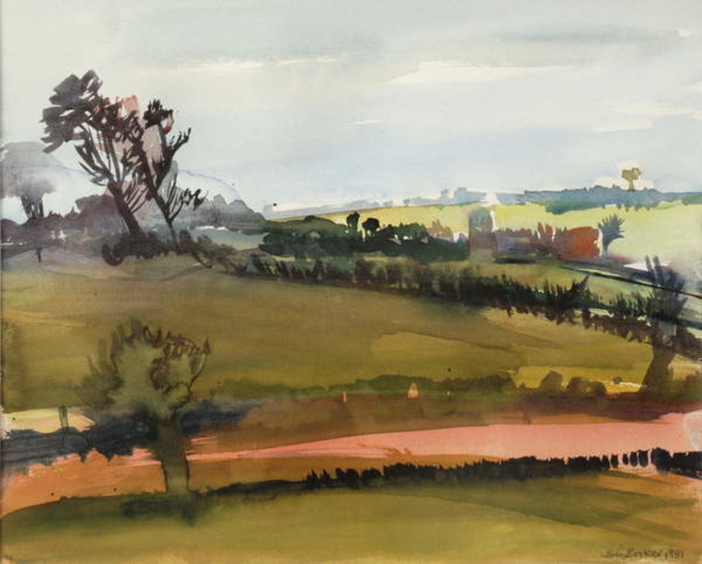 Detail of The Farm Road, 1981 by Brenda Brin Booker