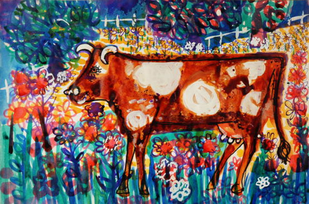 Detail of Cow by Brenda Brin Booker