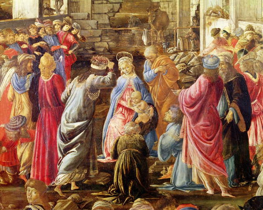 Detail of The Adoration of the Kings, c.1470-75 by Sandro Botticelli