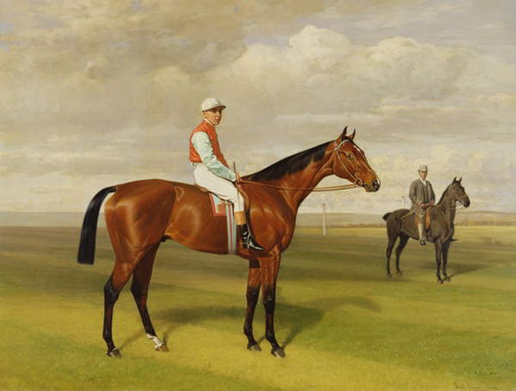 Detail of Isinglass, Winner of the 1893 Derby by Emil Adam