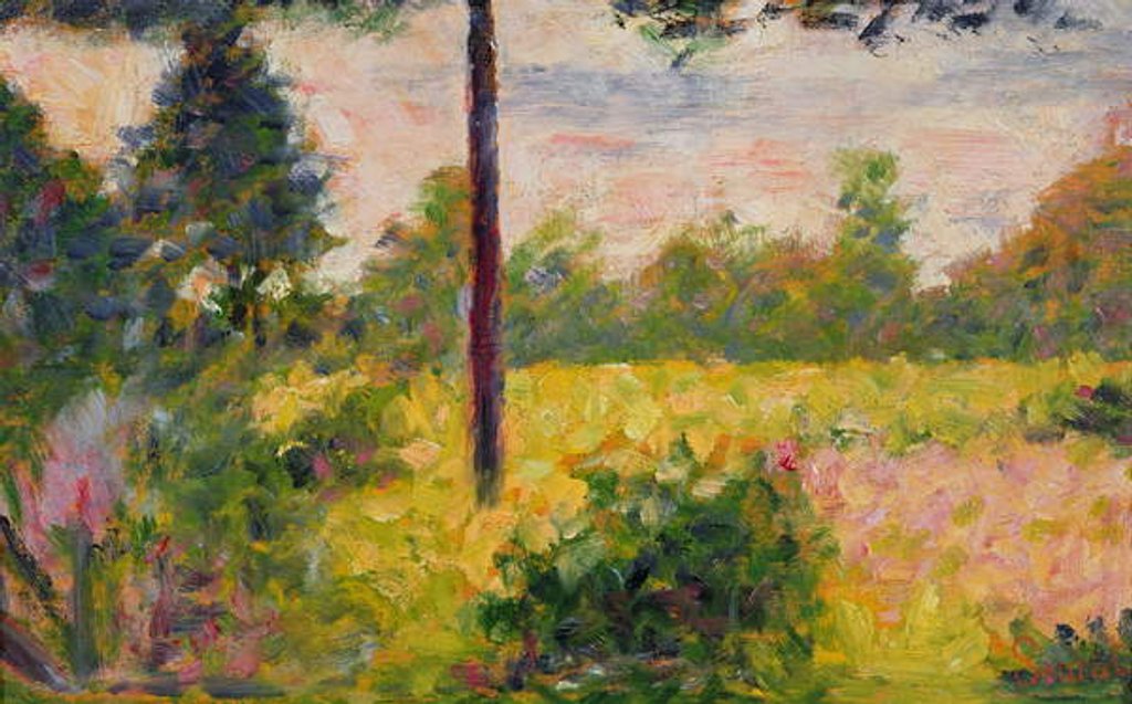 Detail of Barbizon Forest by Georges Pierre Seurat
